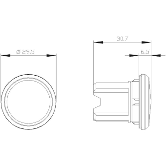 Siemens 3SU19500FA800AA0 Blindverschluss 