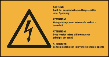 HEIN 172736 Warn-Kombischild Auch bei 