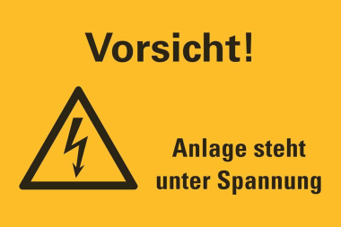 HEIN 173562 Warn-Kombischild Vorsicht! 