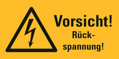 HEIN 171252 Warn-Kombischild Vorsicht! 