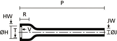 Hellermann 133-1-G-PO-X-BK Formteil bis 