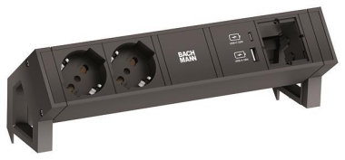 Bachmann DESK2 2xP40 1xUSB A&C   902.989 
