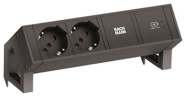 Bachmann DESK2 2xP40 1xUSB C 30W 902.987 