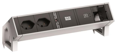 Bachmann DESK2 2xCH 1xUSB C 30W  902.911 