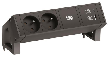 Bachmann DESK2 2xUTE 1xUSB A&C   902.980 