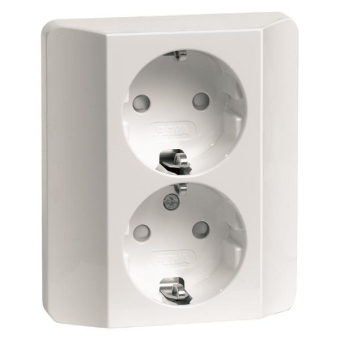 Peha Steckdose SCHUKO 2f  D 80.6512 SI W 