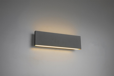 TRIO Wandleuchte Up+Down CONCHA anthraz. 