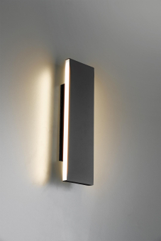 TRIO Wandleuchte Up+Down CONCHA anthraz. 