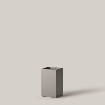 BEGA Pollerleuchtenrohr silber    84001A 