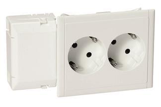 Schneider Doppelsteckdose ohne   5951512 