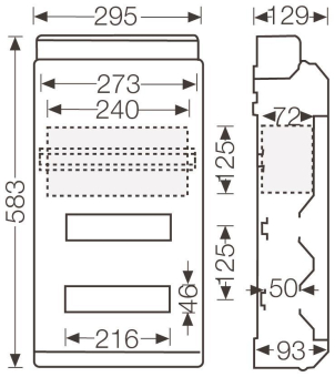 HENS Kv-Extra Automaten-Gehäuse   KV9330 