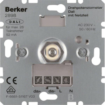 BER Drehpotenziometer DALI m.       2898 