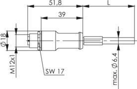 TEGA STX M12x1 VL X-kod.       100017432 
