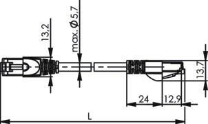 TEGA Patchkabel F/UTP Cat.5e L00001D0035 