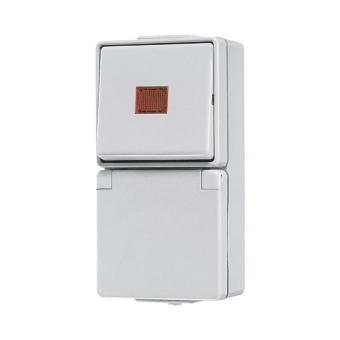 JG SCHUKO-Steckdose mit Wipp-     676KOW 