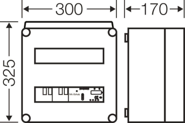 Hensel Ergänzungsgehäuse      Mi AE 5700 