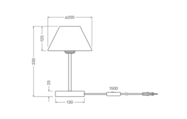 Ledvance DECOR RAFFIA TABLE E27 GN 