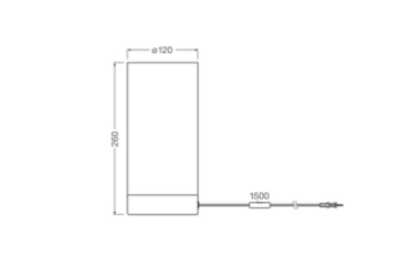 Ledvance DECOR FELT WEAVING TUBE TABLE 