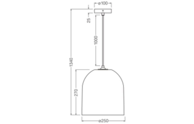 Ledvance DECOR CARDBOARD BELL PENDANT 