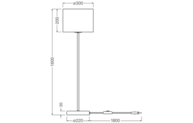 Ledvance DECOR CARDBOARD CYLINDER FLOOR 