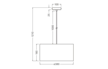 Ledvance DECOR FELT WEAVING PEND 380 E27 