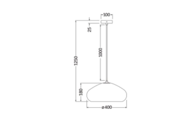 Ledvance DECOR CARDBOARD DROP PENDANT 