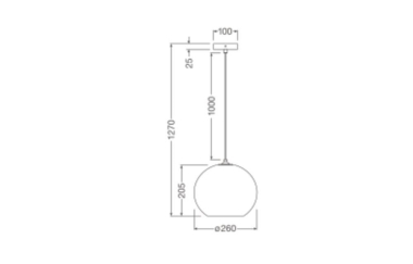 Ledvance DECOR CARDBOARD BALL PENDANT 