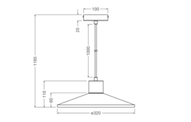 Ledvance DECOR PLASTER WOOD PEND 320 