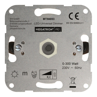 MEGATRON Uni LED-Dimmer 230+12V  MT56053 