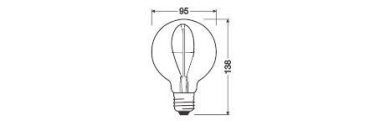Osram 1906LGL95 3,4W/ LED-Lampen 