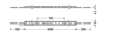 LEDV LS V -500/827/5/IP66 LED STRIPV 