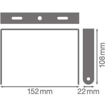 LEDV HB COMP V BRACKET 133W LEDV 