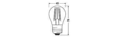 Ledvance LED CLASSIC P DIM S 4.2W 927 