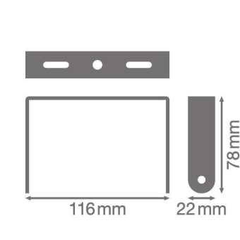 LEDV HB COMP V BRACKET 83W LEDV 
