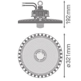 LEDV HIGH BAY SENSOR GEN 4 190W 840 