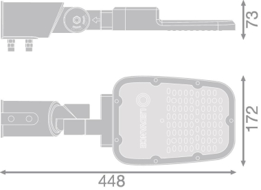 Ledvance SL AREA SPD SM V 45W 740 RV20ST 