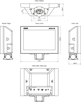 Siemens SIMATIC HMI   6AV2124-0MC24-1AX0 