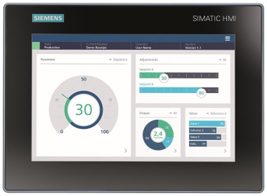 Siemens SIMATIC HMI   6AV2123-3KB32-0AW0 