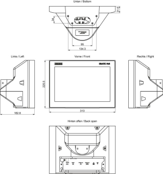 Siemens SIMATIC HMI   6AV2124-0MC24-0BX0 