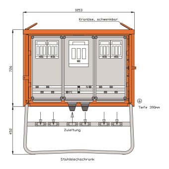 Walther Gruppenverteiler 173 kVA WGV0070 