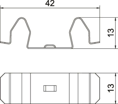 OBO DOP A2 Doppelklemme 