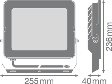 LEDV FL COMP V 90W830 SYM 100 BK 