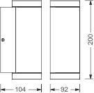 Ledvance ENDURA CLASSIC BEAM Wall updown 