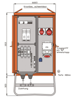 Walther Verteilerschrank 87kVA  WV0445R1 