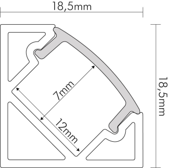 Nobile Alu Eck-Profil 2       5011146812 