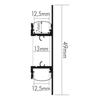 Nobile Alu Profil Aufbau 1    5011149905 