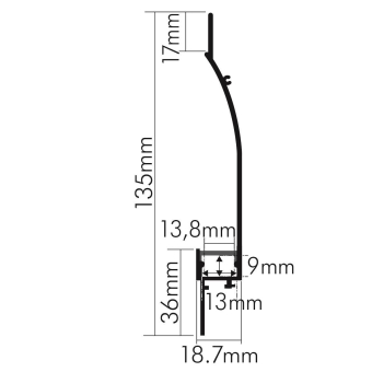 Nobile Alu Profil Voute 2     5011149902 