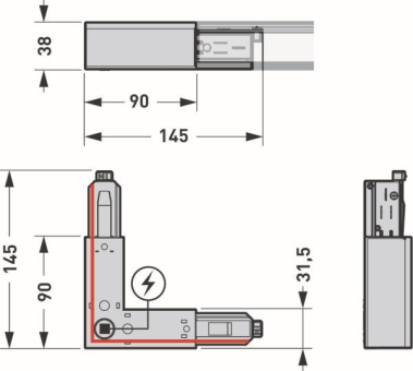 TRILUX Rail L-Verb-R D/C/CT 3PH  8882800 