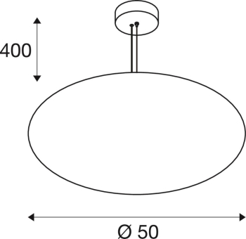SLV OLYPSO 50 Pendelleuchte E27  1010415 