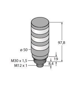 TURCK LED-Anzeige Kompakt-     TL50CGYRQ 